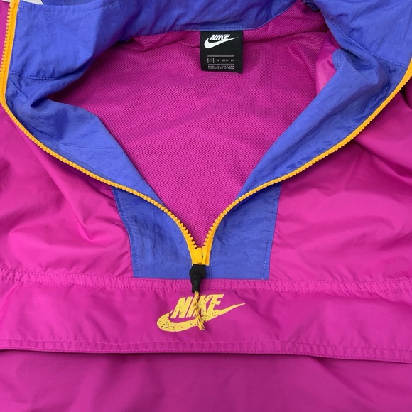 Nike Sportswear Icon Clash Fire Pink Windbreaker Oversized Convertible Womens XS - Picture 4 of 12